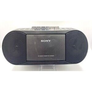 SONY CFD-S70 Black Stereo CD Player Cassette Recorder Boombox AM/FM Radio